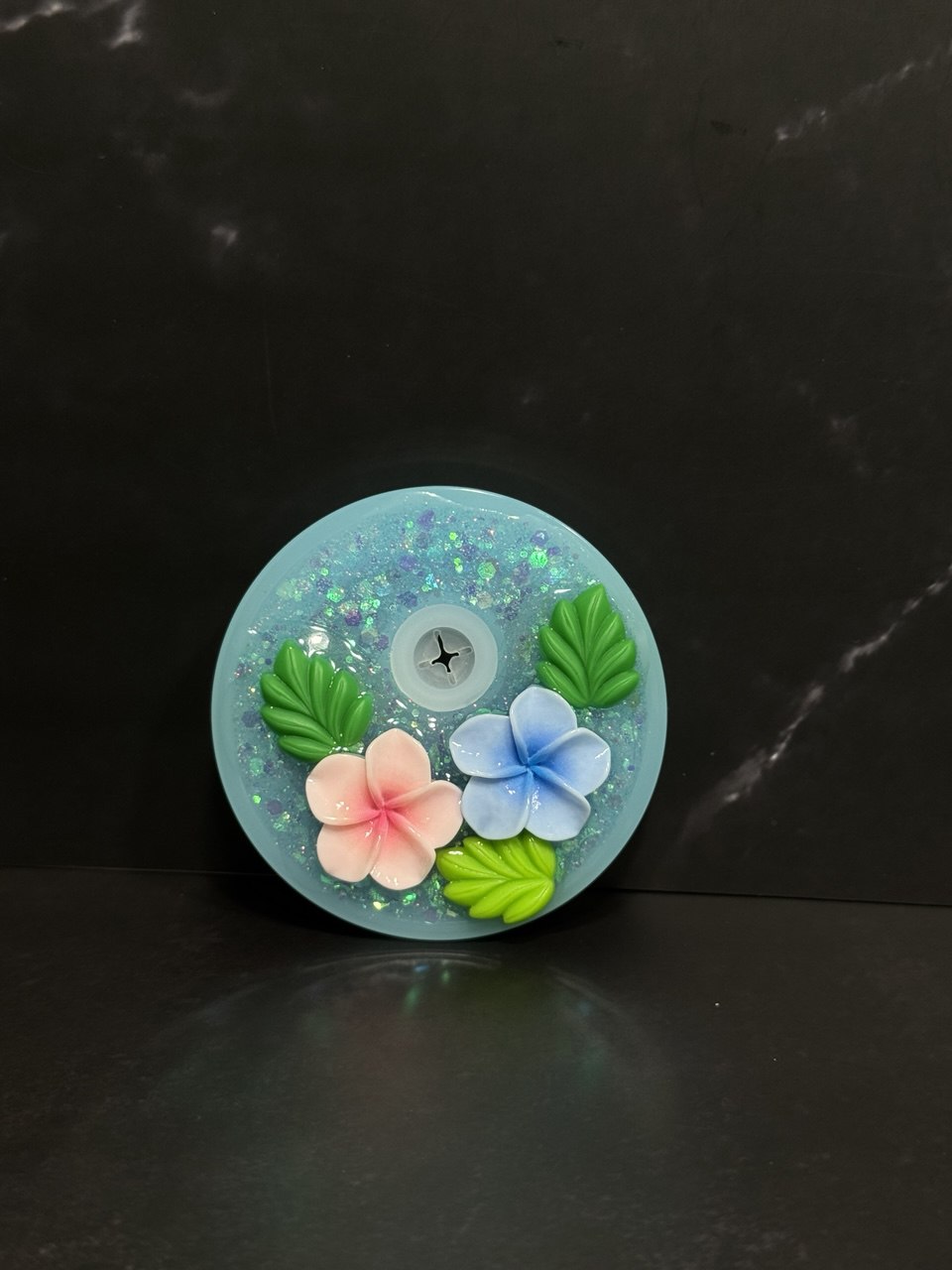 Stitch—Snow Globe Tumbler