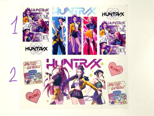 Huntrix—UV DTF Cup Wraps