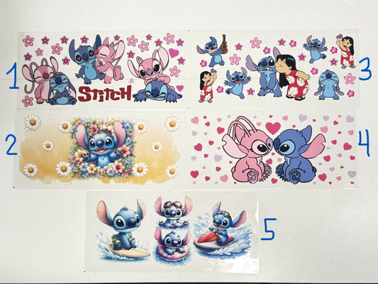 Stitch—UV DTF Cup Wraps