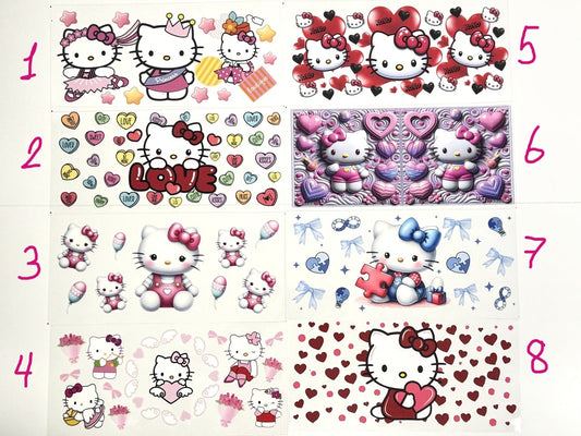 HelloKitty—UV DTF Cup Wraps