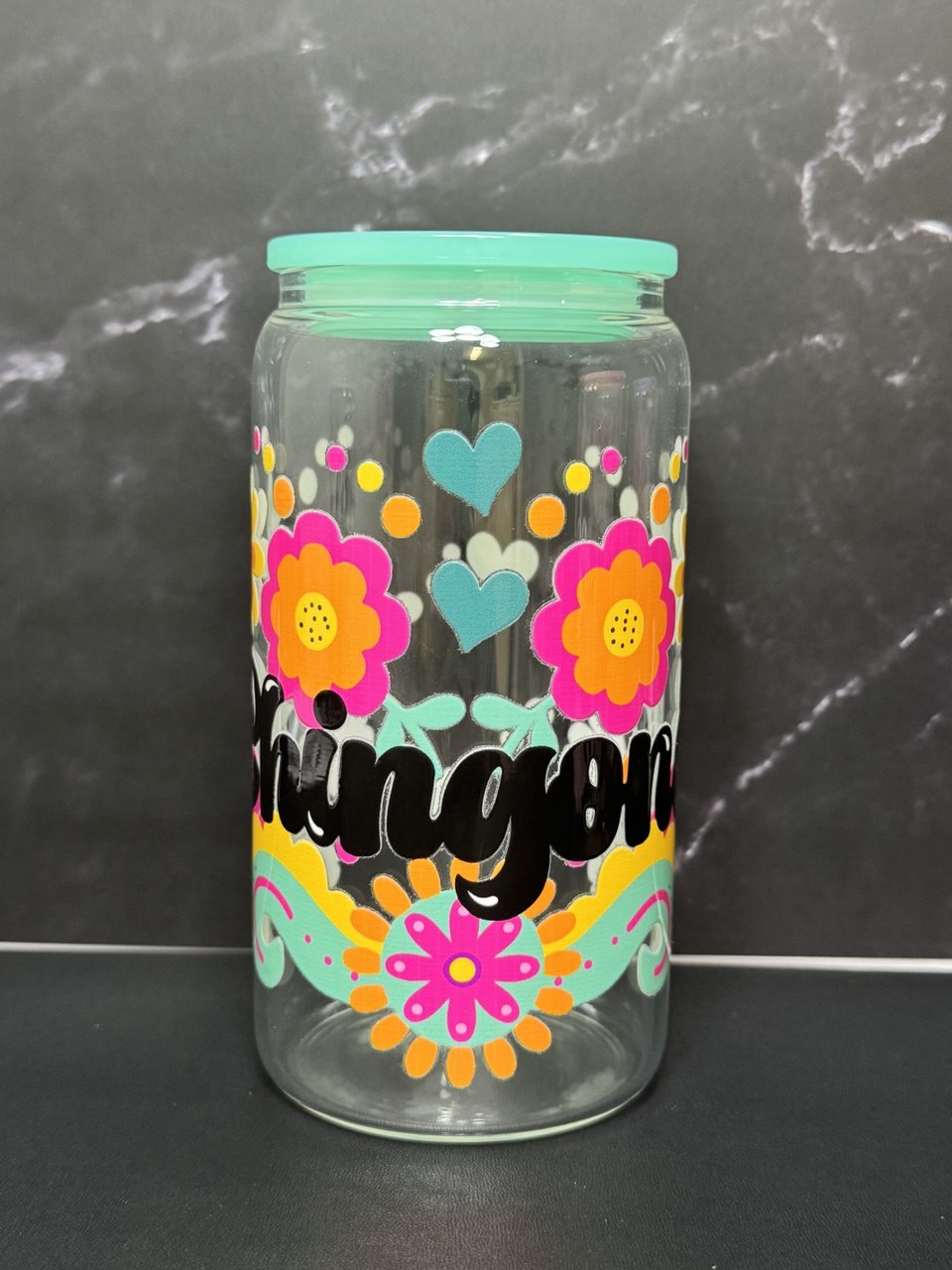 Chingona—Glass Cup