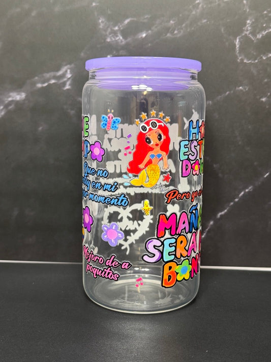 Dame Tiempo—Glass Cup