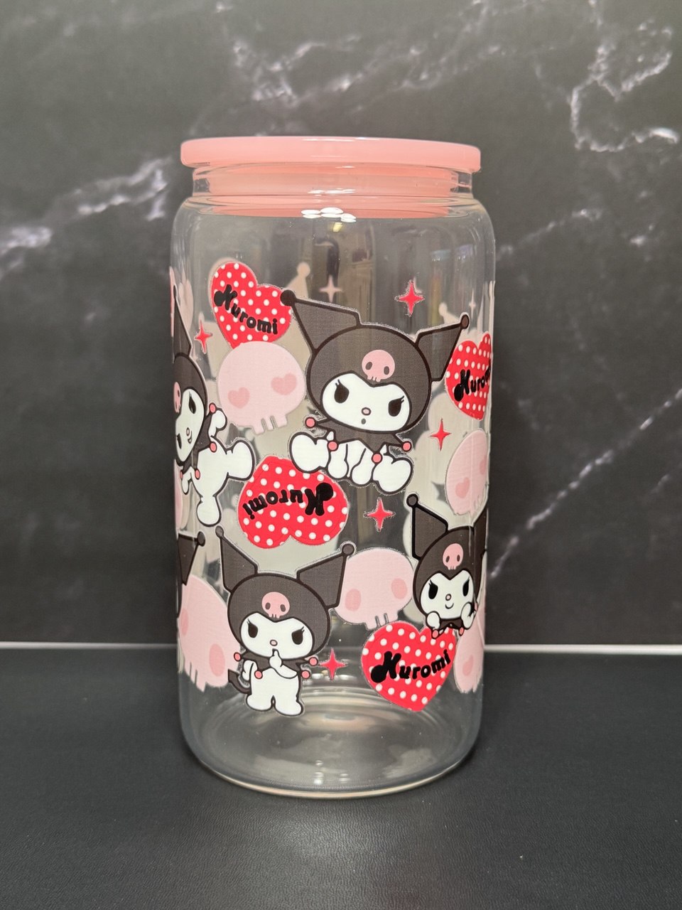 Kuromi—Glass Cup