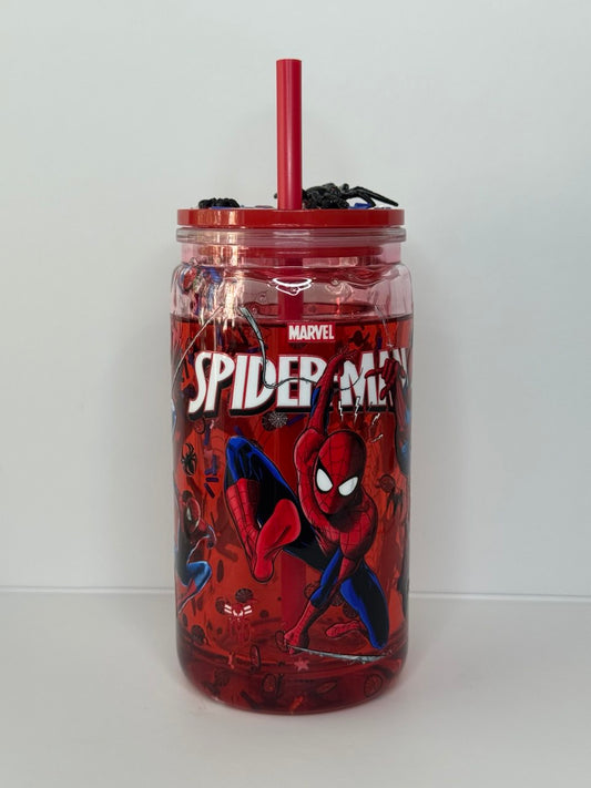 Spiderman—Acrylic Snow Globe Tumbler