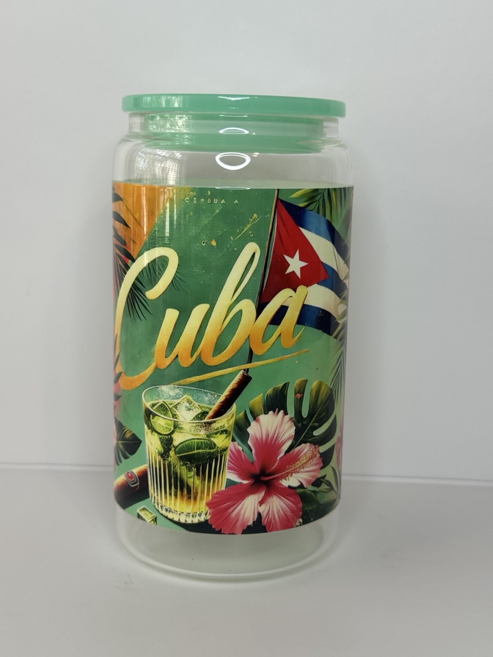 Cuba—Glass Cup
