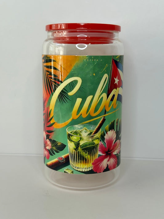 Cuba—Glass Cup