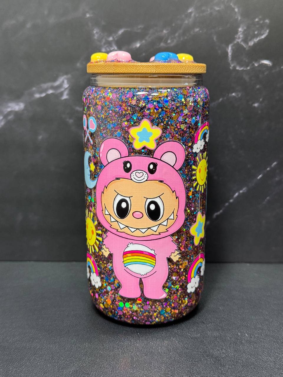 Labubu—Snow Globe Tumbler