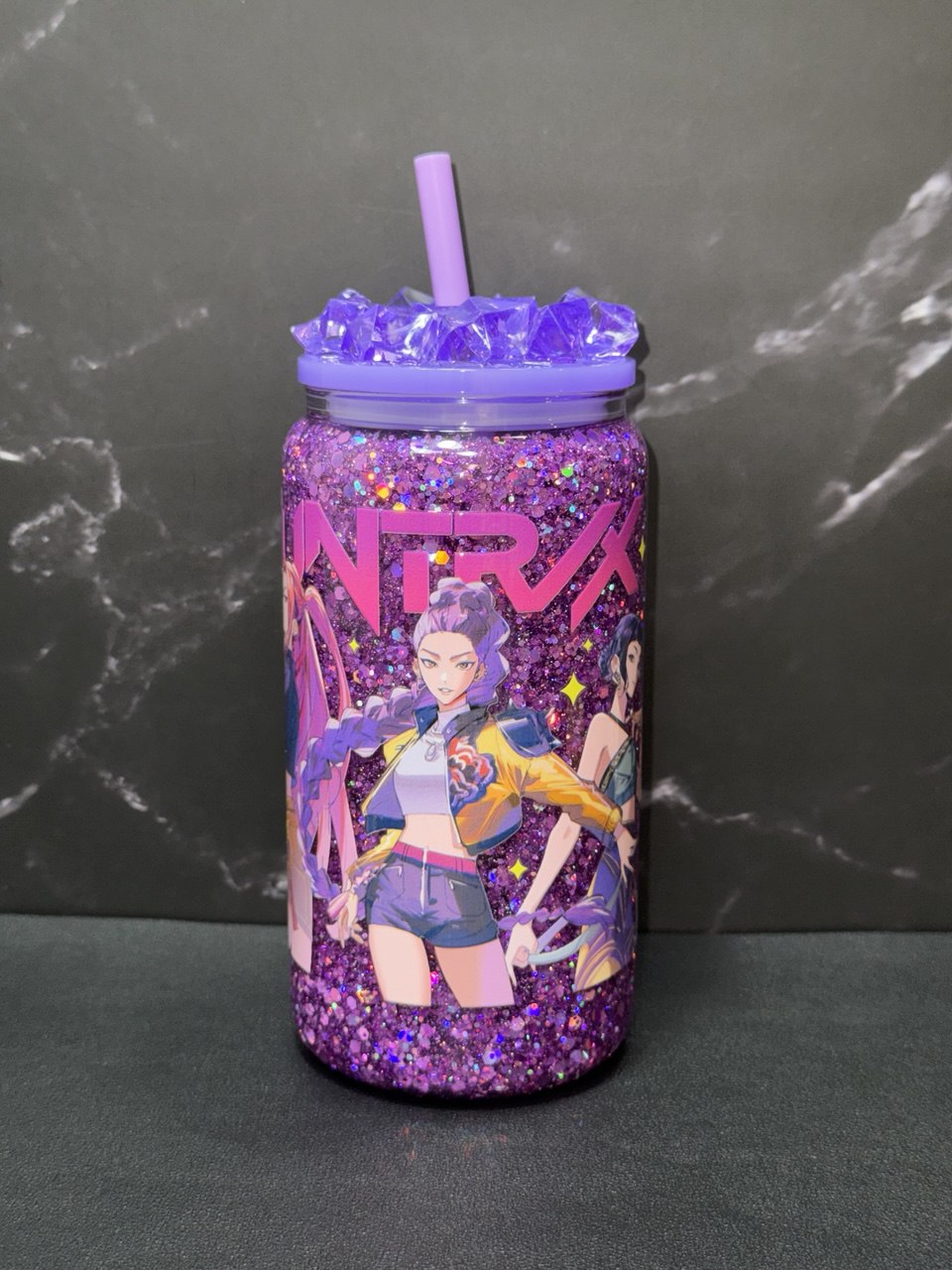 Huntrix—Snow Globe Tumbler