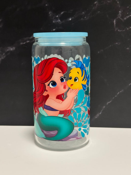 Baby Ariel—Glass Cup