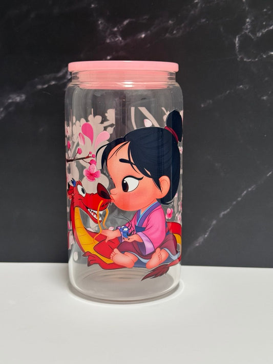 Baby Mulan—Glass Cup