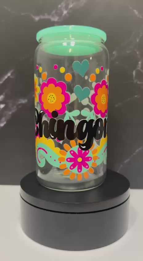 Chingona—Glass Cup